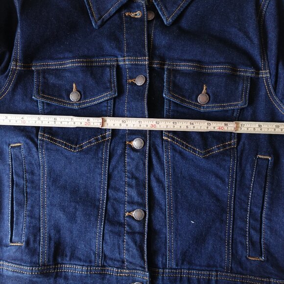 Joe Fresh Cotton Dark Denim Jacket - Picture 8 of 9